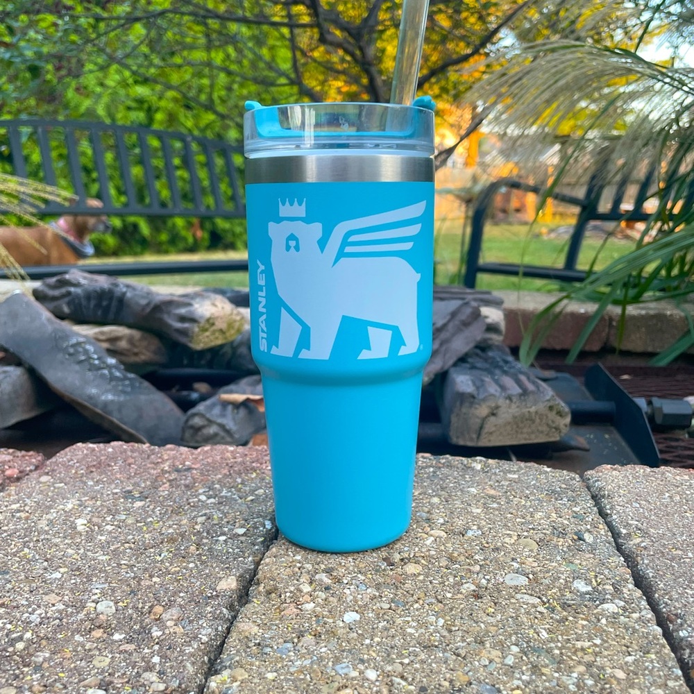 blue mini 14oz stanley